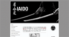 Desktop Screenshot of iaido-stuttgart.de